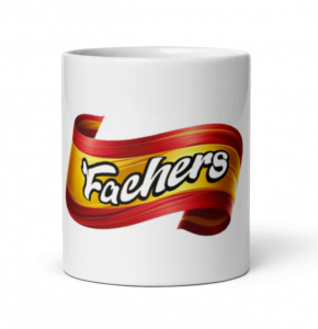 Taza Fachers (Frankin 1.0) Blanco/Negro