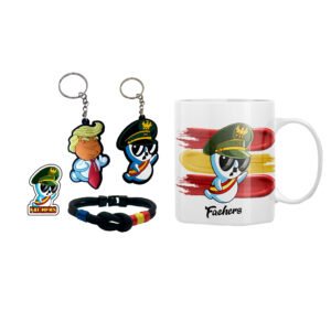 Pack STARTER "Espiriti Frankin" (1 Taza, 1 Pulsera, 2 Llaveros, 1 Imán)
