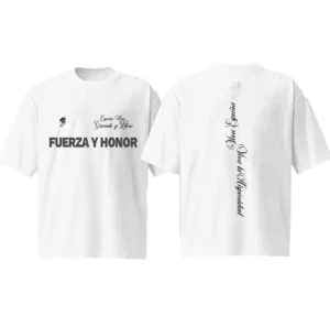 Camiseta FUERZA Y HONOR (Blanca)
